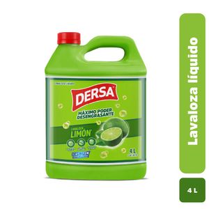 Lavaloza DERSA líquido poder antigrasa limón (4000 ml)