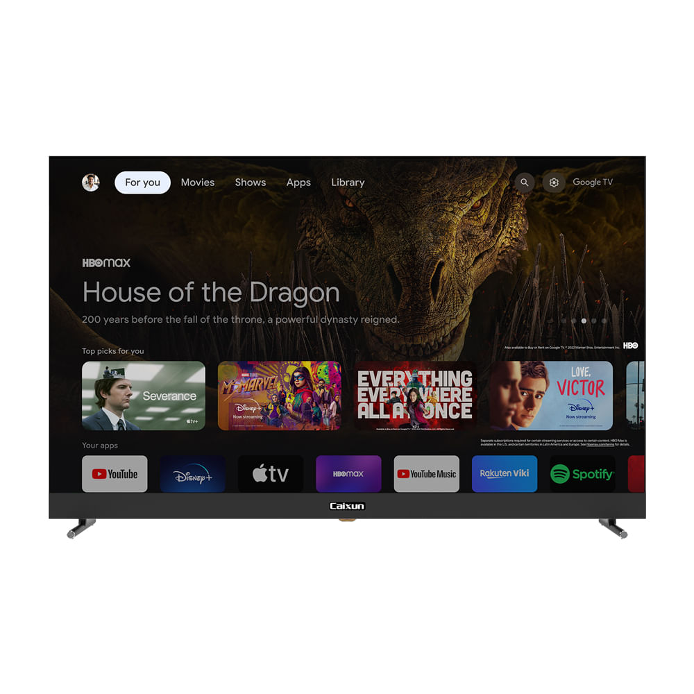Televisor Caixun 55 Pulgadas Karaoke UHD 4K Google TV C55Vsug