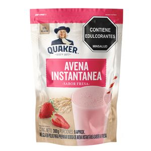 Avena Quaker Instantánea Fresa Molida 300 G