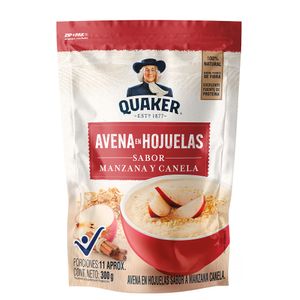 Avena Quaker Hojuelas Manzana Canela 300 G