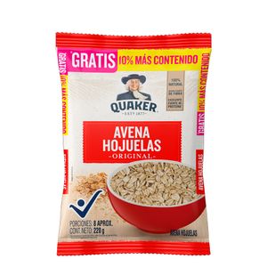 Avena Quaker Hojuelas 220 G Extra Contenido