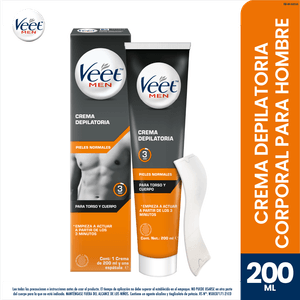 Crema Depiladora Veet For Men 200 Ml