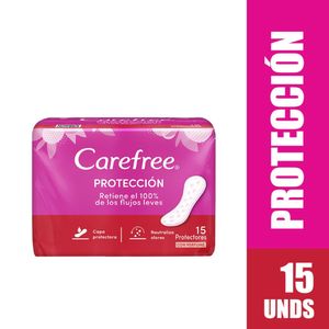 Protectores CAREFREE Protección x 15 Unds
