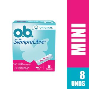 Tampón OB Original Mini x 8 Unds