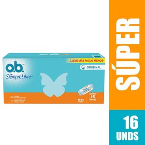 Tampón OB Original Super x 16 Unds