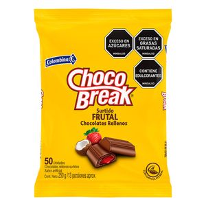 Chocolate Choco Break Frutal 275 G X50 Unds