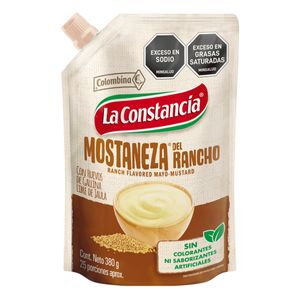 Salsa La Constancia Mostaneza Del Rancho 380 G