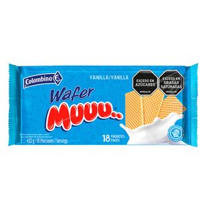 Galleta Colombina Wafers Max Vainilla 432 G
