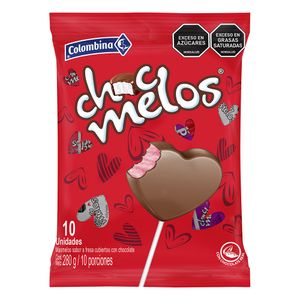 Masmelo Chocmelos Corazón 280 G X10 Unds