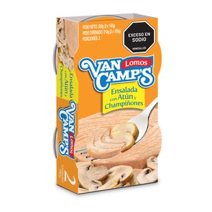 Atún Van Camp's Champiñones 150 G X2 Unds