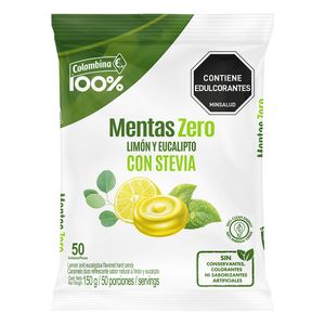 Menta Colombina Limón Eucalipto 150 G X 50 Unds