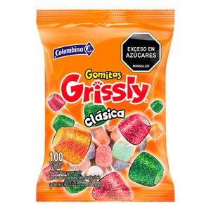 Gomitas GRISSLY clásicas sabor a frambuesa (400 gr)