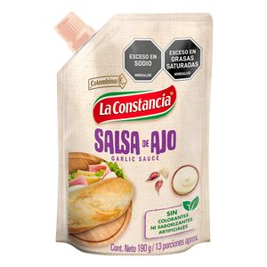 Salsa La Constancia de Ajo 190 G