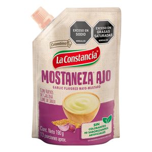 Salsa La Constancia Mostaneza Ajo 190 G