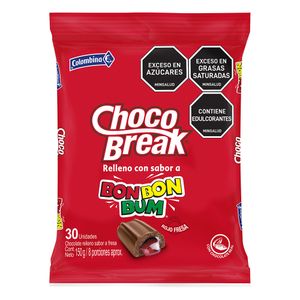CHOC CHOCOBREAK BON BON BUM X30un 150g