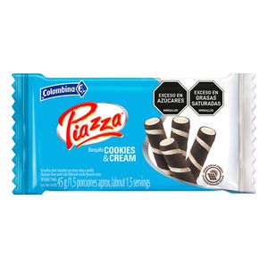 Barquillo Piazza Cookies and Cream 45 G