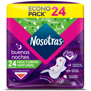 Toalla Higiénica Nosotras Buenas Noches Tela X24 Unds