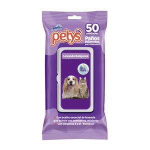 Paño Húmedo Petys Lavanda X50 Unds