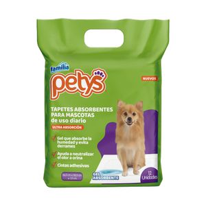 Tapete Petys Absorbentes Md X12 Unds