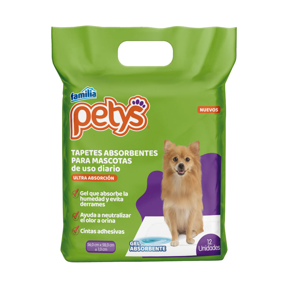 Tapete Petys Absorbentes Md X12 Unds