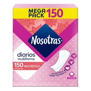 Protector Diario Nosotras Multiestilo X150 Unds