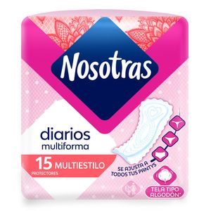 Protector Diario Nosotras Multiestilo X15 Unds
