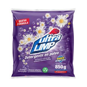 Detergente Polvo UltraLimp Lavanda 850 G