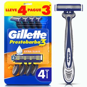Cuchilla de Afeitar Gillette Prestobarba 3 X4 Unds