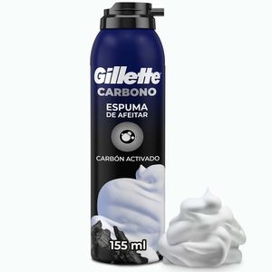 Espuma de Afeitar Gillette Carbono 155 Ml