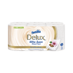 Papel Higiénico Familia Delux Almond 29 Mts X12 Unds