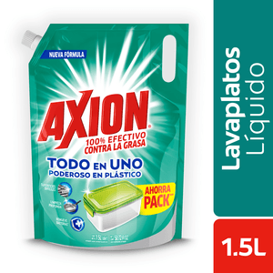 Lavaplatos Liquido Axion Poderoso en Plastico 1.5L
