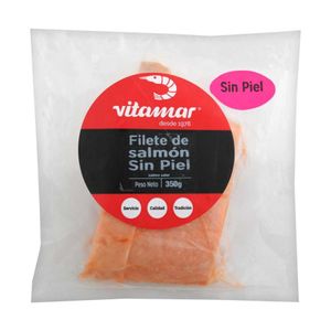 Filete de Salmón Vitamar sin Piel 350 G