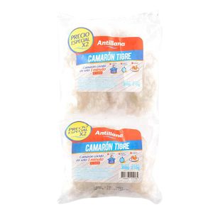 Camarón Antillana Tigre Crudo 300 G X2 Unds Precio Especial