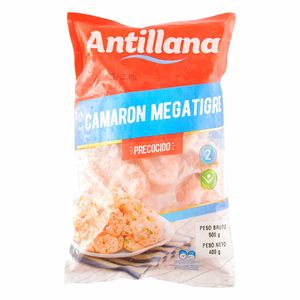 Camarón Antillana Mega Tigre Precocido 500 G