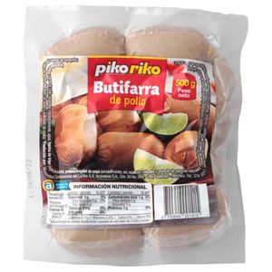 Butifarra Piko Riko Pollo 500 G