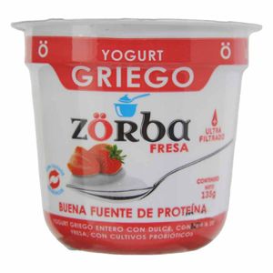 Yogurt Zorba Griego Fresa 135 G