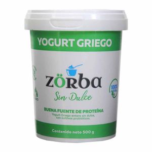 Yogurt Zorba Griego sin Dulce 500 G