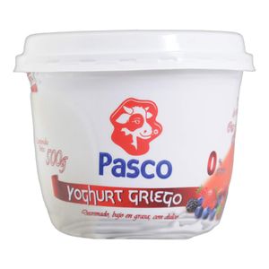 Yogurt Pasco Griego Descremado Frutos Rojos 500 G