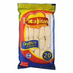 Deditos Picaditas de Queso 350 G X20 Unds
