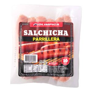 Salchicha Olímpica Parrillera 500 G X16 Unds