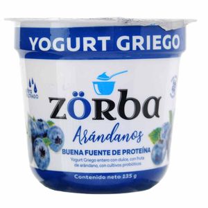 Yogurt Zorba Griego Arándanos 135 G
