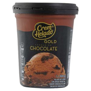 Helado Crem Helado Gold Fondue de Chocolate 600 G