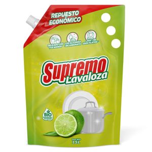 Lavaloza SUPREMO líquido limón doy pack (1500 ml)
