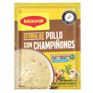 Crema Maggi Pollo con Champiñones 75 G