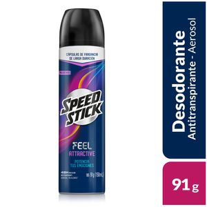 Desodorante Speed Stick Hombre Spray Feel Attractive 91 G