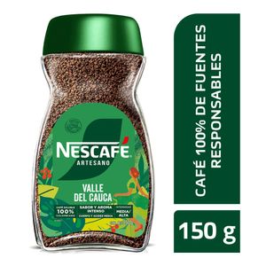 Café instantáneo Nescafé Artesano Valle del Cauca x 150 G