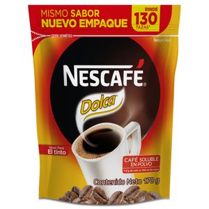 Café Nescafé Soluble Dolca 170 G