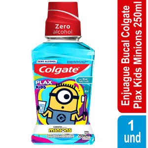 Enjuague Bucal Colgate Plax Kids Minions 250 Ml