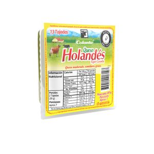 Queso Colanta Holandés Tajado 200 G