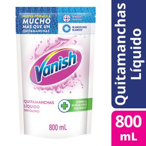 Quitamanchas Vanish líquido blanco 800ml